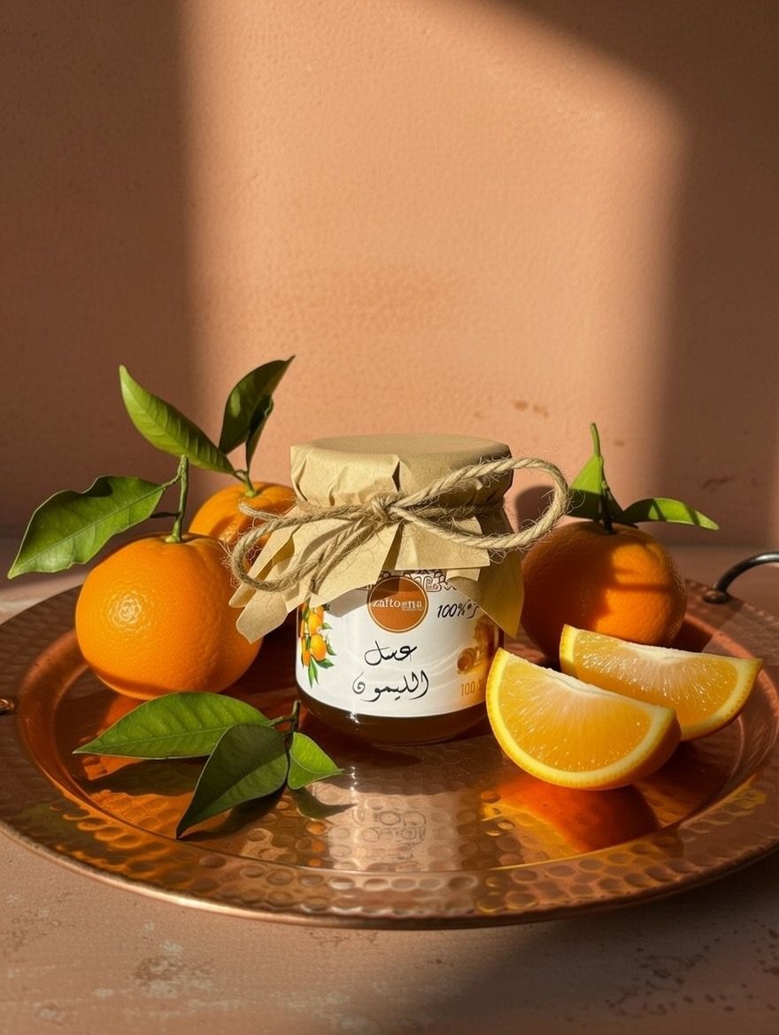 Miel d'Oranger 100% Naturel – Miel de Fleurs d'Oranger Artisanal Marocain Sans Additifs