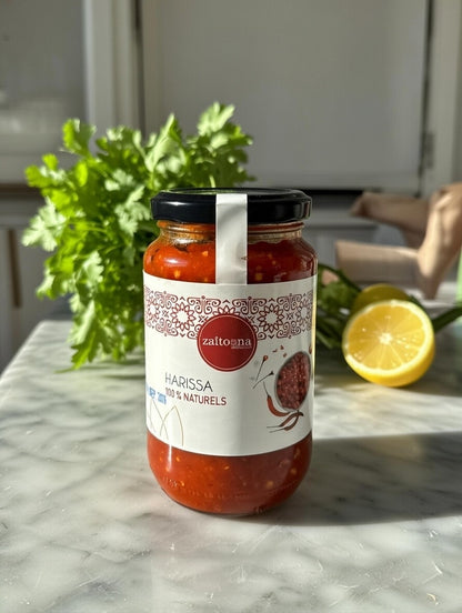 Harissa 100% Naturelle – Sauce Piquante Artisanale Marocaine Sans Additifs