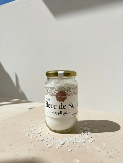 Fleur de Sel – Sel Marin Naturel en Flocons Artisanal Marocain Sans Additifs Zaitoona