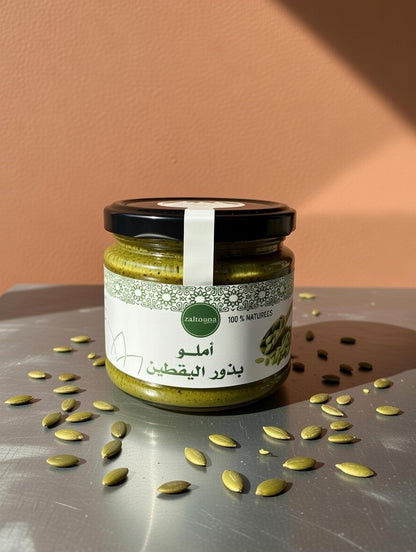 Amlou aux Graines de Courge 100% Naturel – Pâte de Citrouille Marocaine Artisanale Sans Additifs