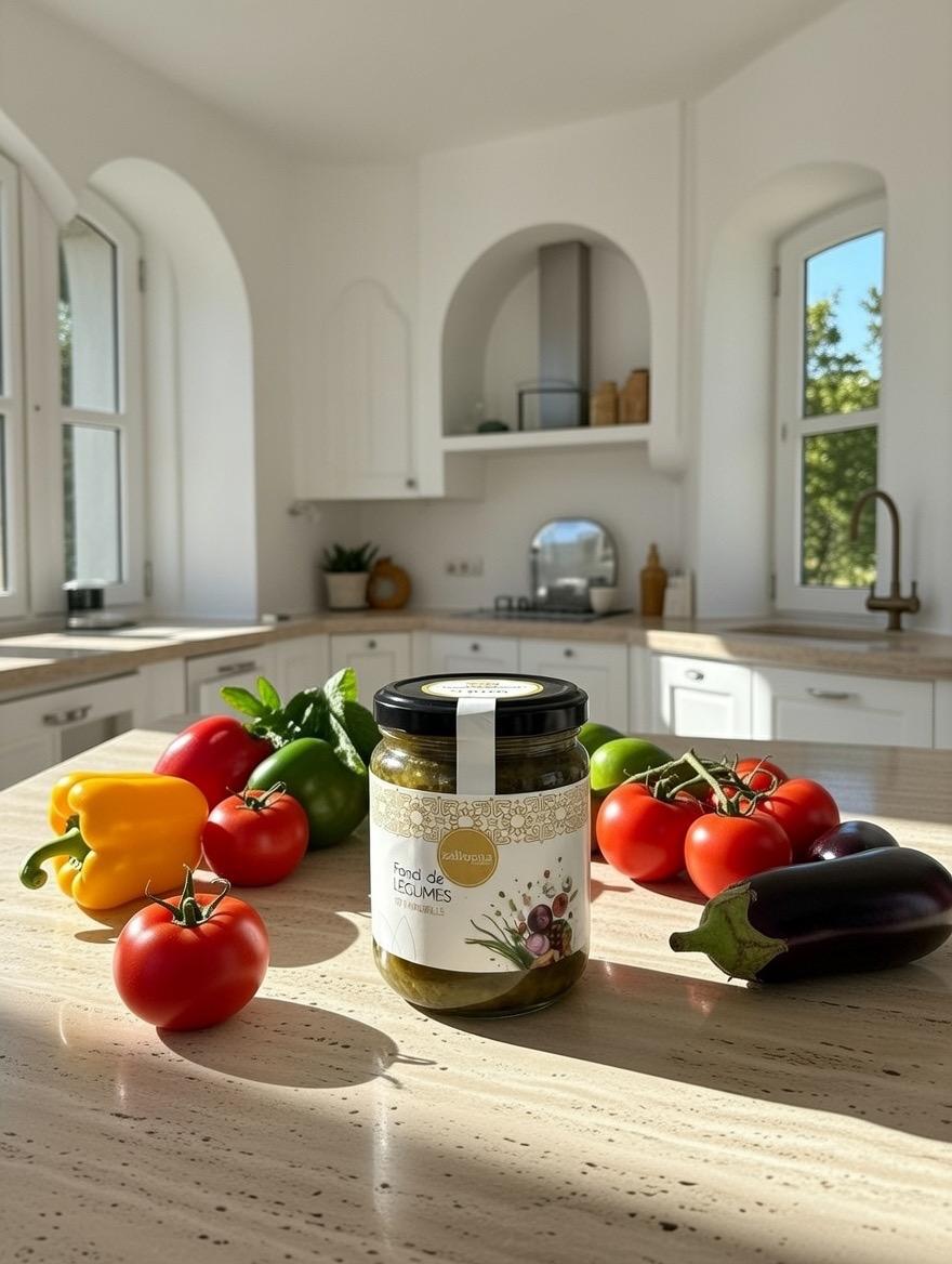 Fond de légumes 100% naturel