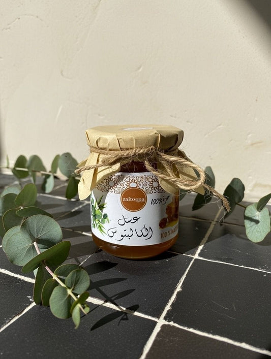 Miel à l'Eucalyptus 100% Naturel – Miel de Fleurs d'Eucalyptus Artisanal Marocain Sans Additifs